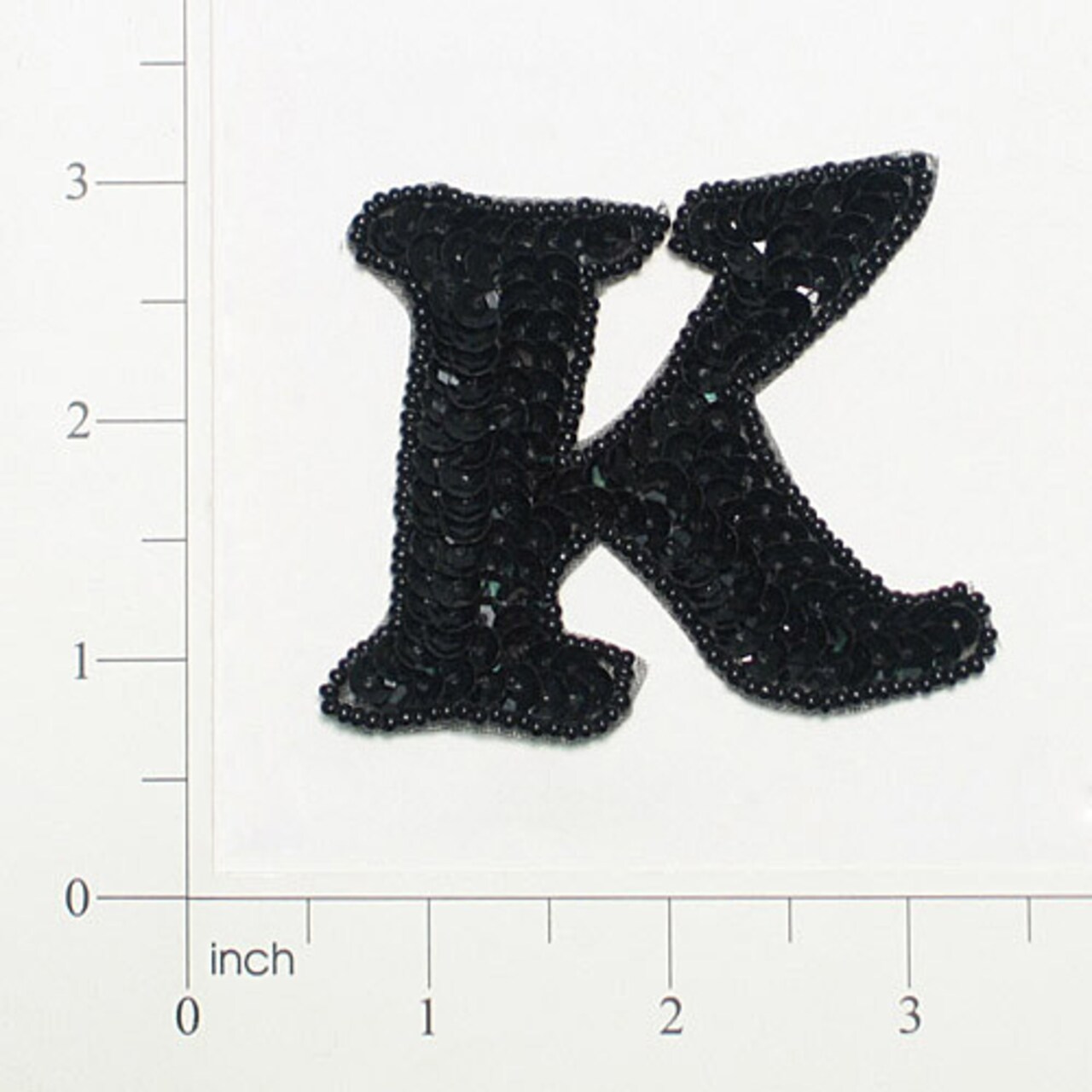 Letter K Sequin Applique/Patch
